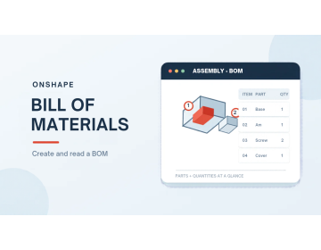 How to Create and Read a Bill of Materials in Onshape